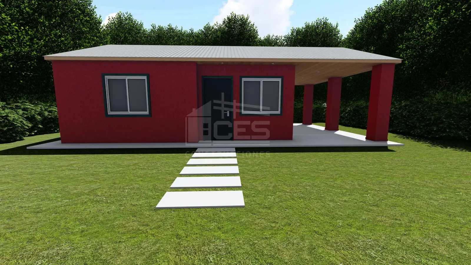Casa prefabricada Línea Básica
